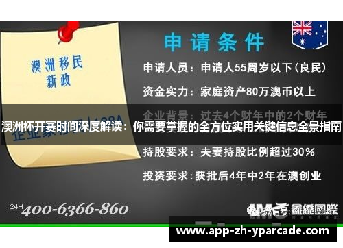 澳洲杯开赛时间深度解读：你需要掌握的全方位实用关键信息全景指南